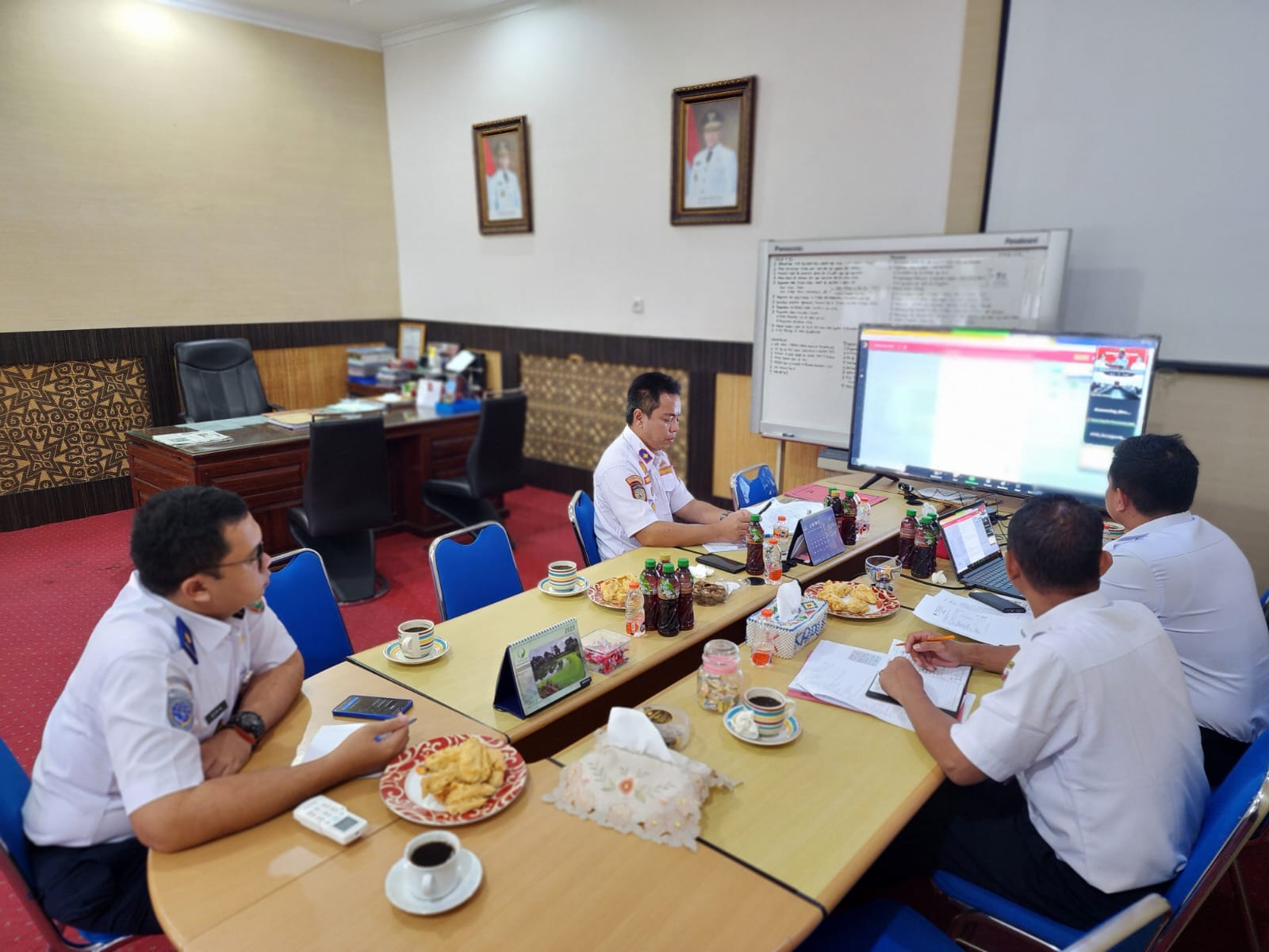 Kepala Dinas Perhubungan Prov. Kalteng Ikuti Desk Musyawarah Perencanaan Pembangunan Nasional