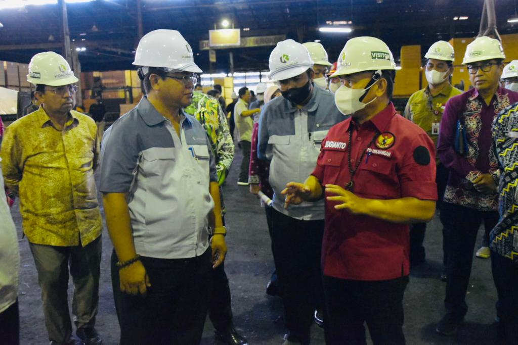 Gubernur Kalteng Tinjau Lokasi Pabrik PT. Korindo Ariabma Sari Pangkalan Bun