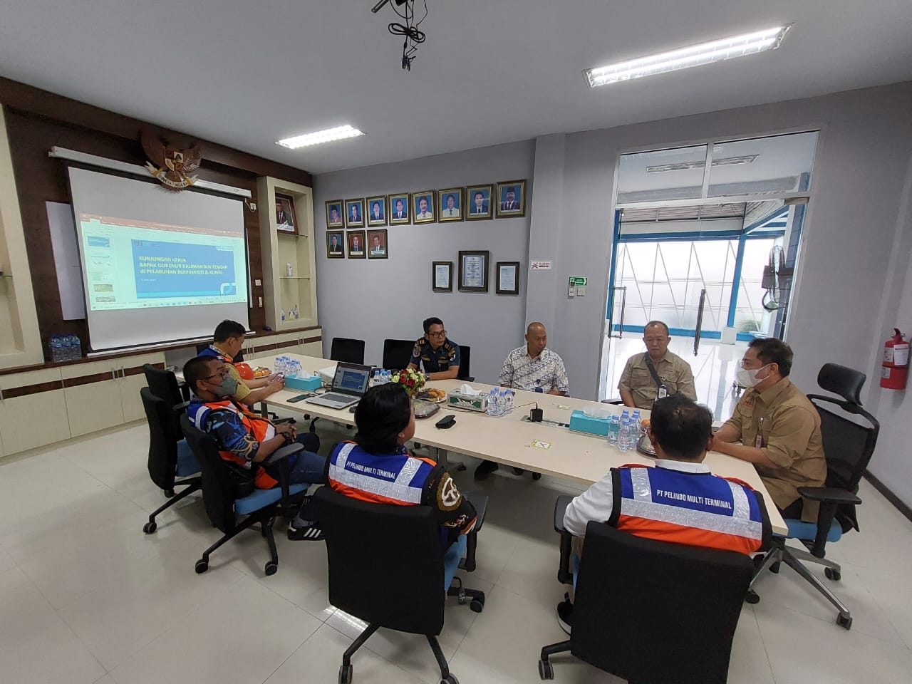 Kadishub Prov. Kalteng Kunjungan Kerja Ke Pelabuhan Bumiharjo