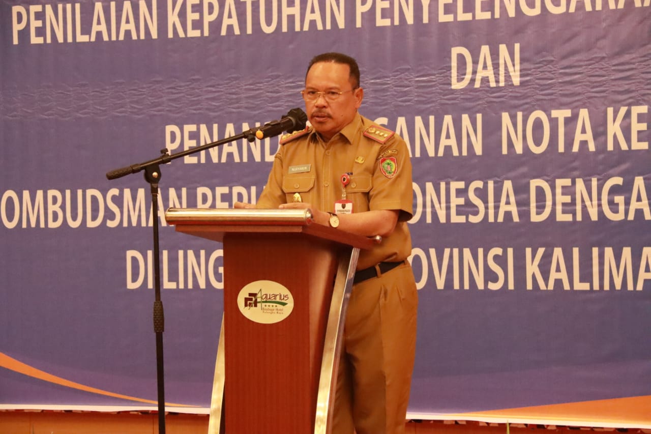 Sekda Nuryakin Hadiri Workshop Pendampingan Penilaian Kepatuhan Pelayanan Publik Tahun 2024