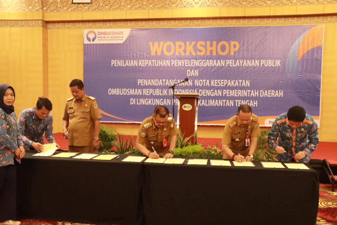 Sekda Nuryakin Hadiri Workshop Pendampingan Penilaian Kepatuhan Pelayanan Publik Tahun 2024