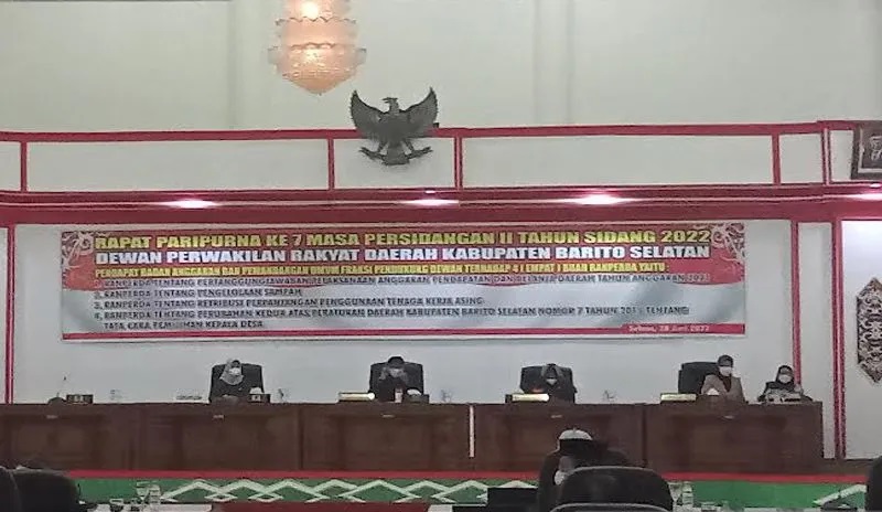 Rapat Paripurna  Ke 7 Masa Persidangan II Tahun 2022