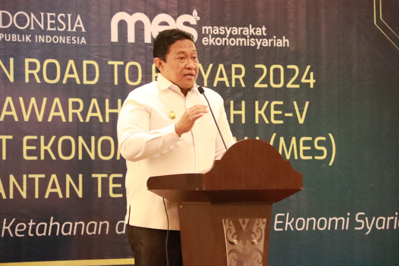 Wagub Kalteng Edy Pratowo Buka Muswil ke-V Masyarakat Ekonomi Syariah (MES) Provinsi Kalteng Tahun 2024