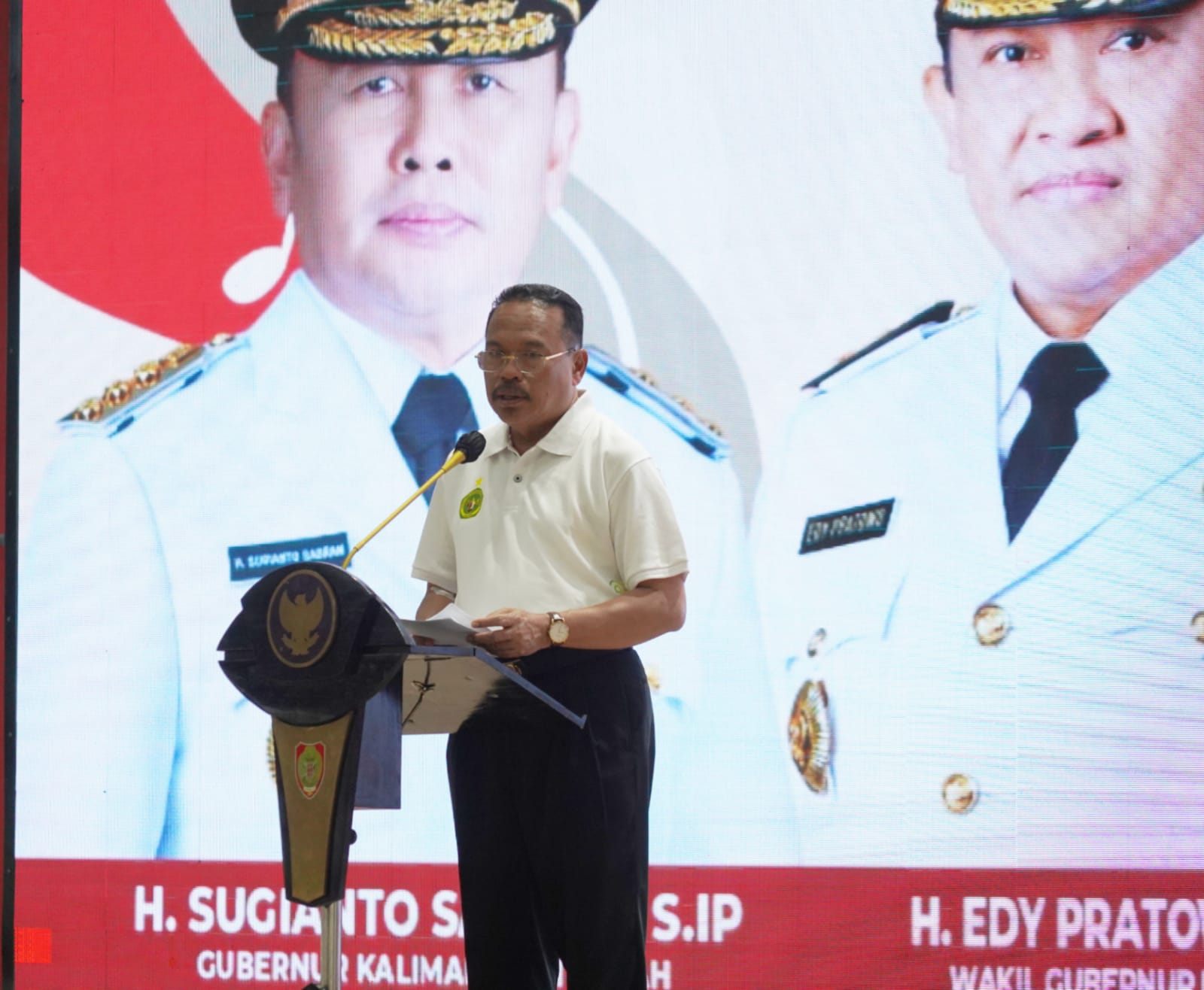 Sekda Prov. Kalteng Nuryakin Lepas Kontingen Pekan Seni Paduan Suara Gerejawi (Perparawi) KORPRI Prov. Kalteng