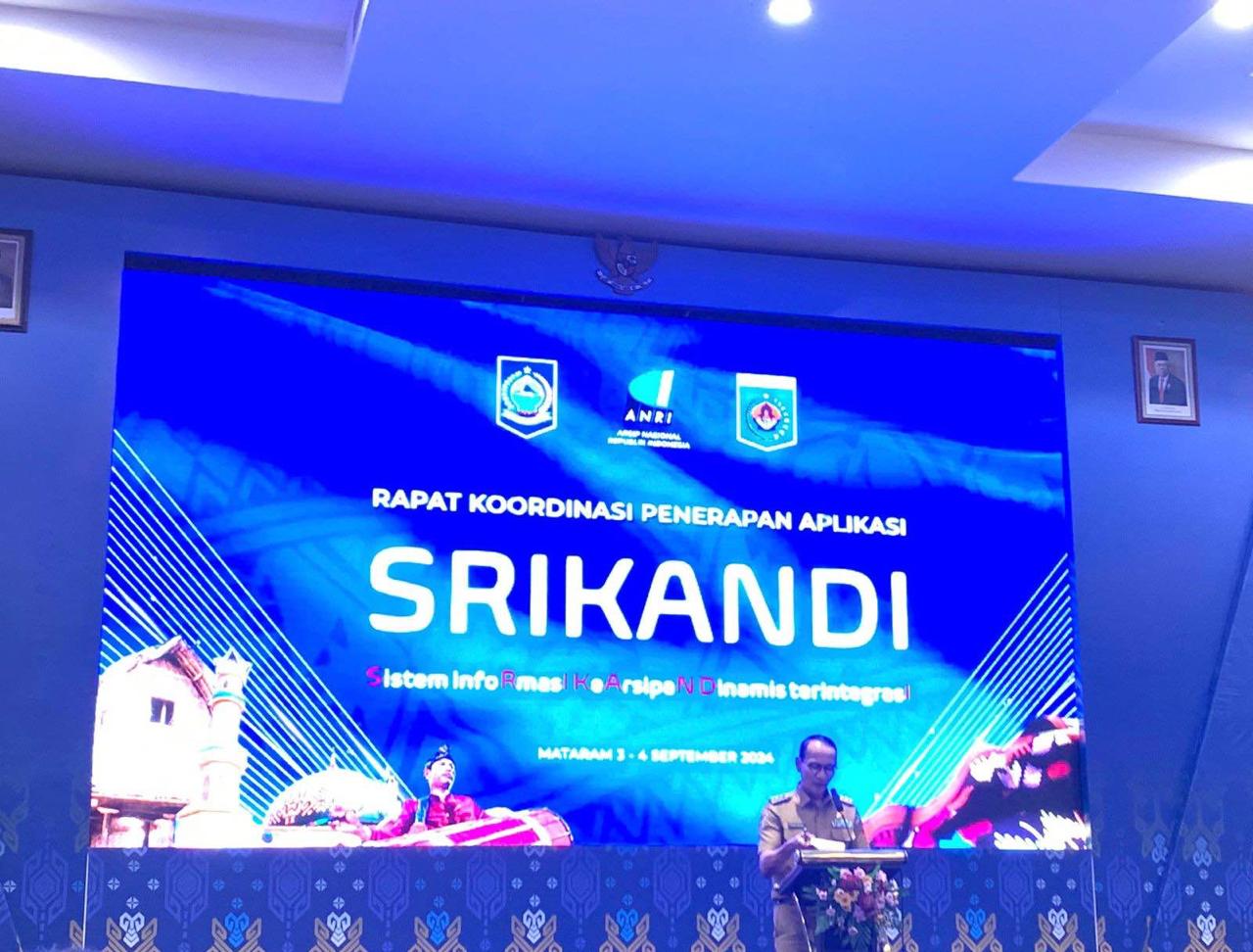 Plh. Dispursip Prov. Kalteng Arthur Mukkun Hadiri Rakornas Penerapan Aplikasi SRIKANDI