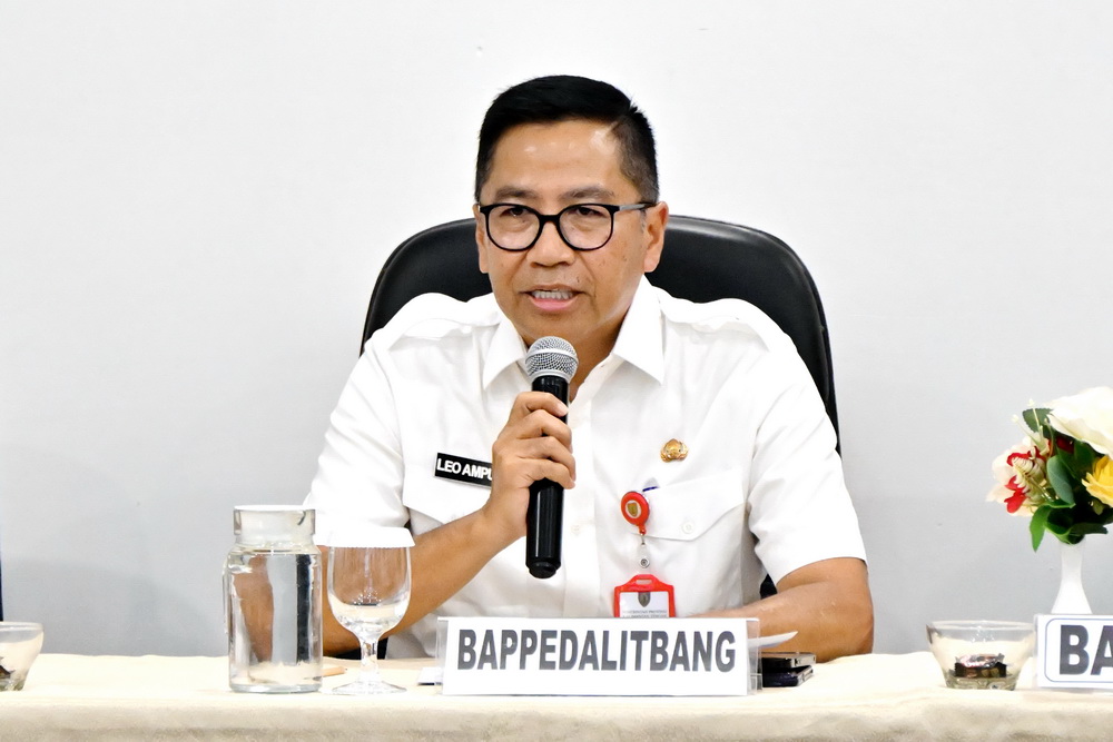 Kepala Bappedalitbang Leonard S. Ampung Harapkan Peran Aktif Pokja Provinsi dan Pusat untuk Berikan Input/Masukan dan Saran