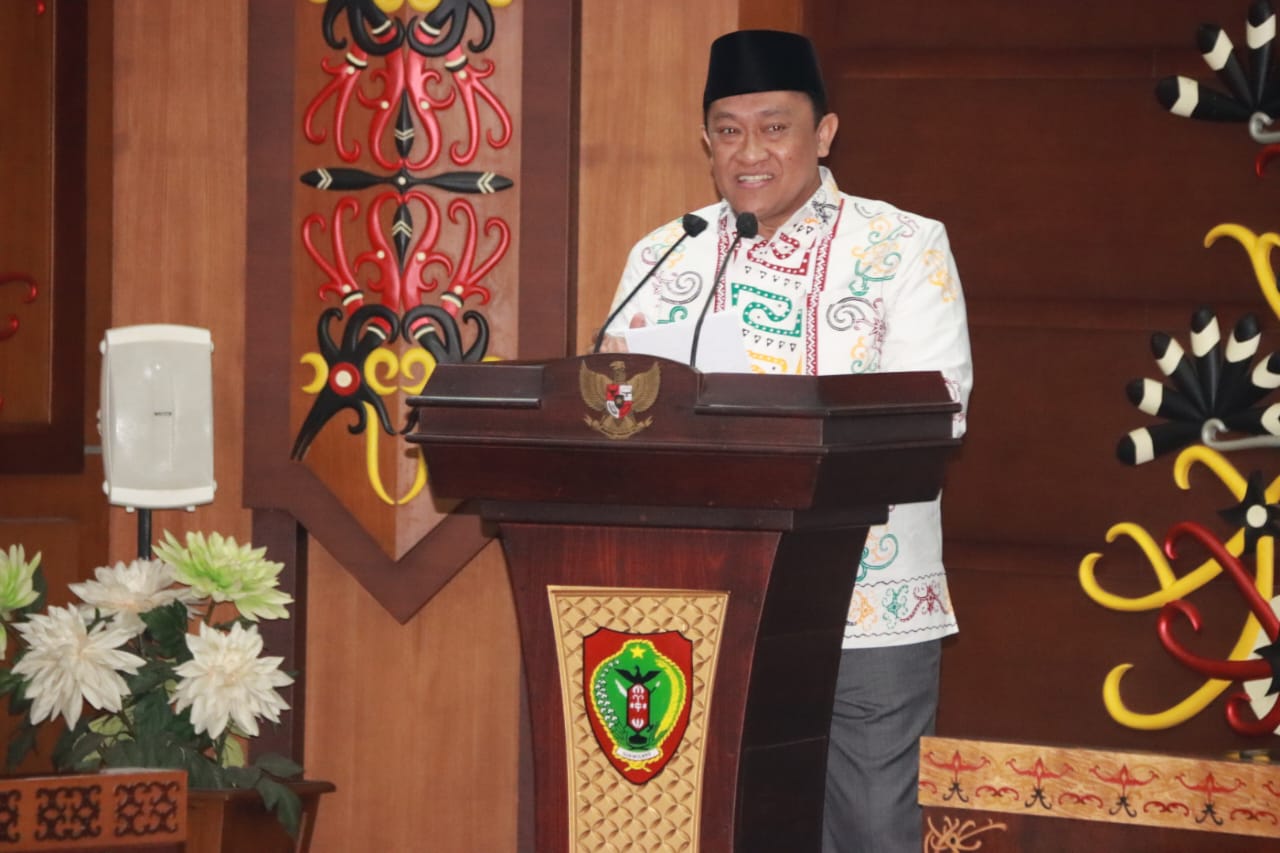 Wagub Edy Pratowo Lepas Kafilah Kalteng Ikuti MTQN XXX Tahun 2024