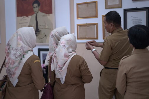 UPT Museum Balanga Kalteng Terima Kunjungan dari Bappeda Litbang Barito Utara