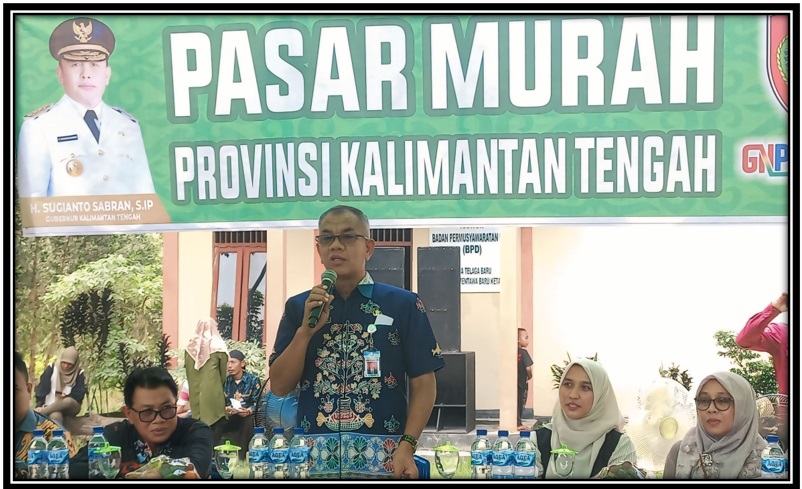 Pemprov. Kalteng Gelar Pasar Murah di Desa Telaga Baru