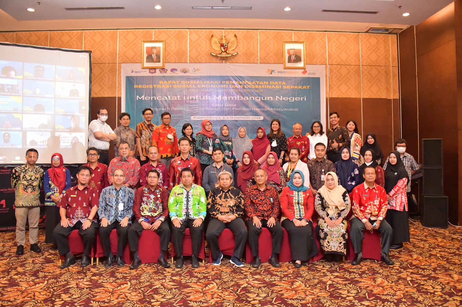 Rapat Sosialisasi Pemanfaatan Data REGSOSEK Dan Diseminasi SEPAKAT Prov. Kalteng