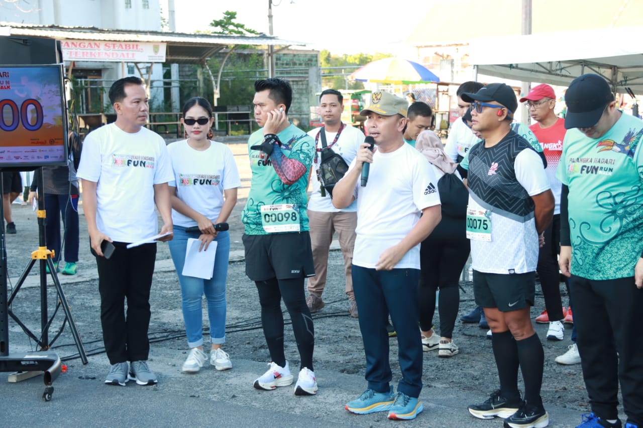 Gubernur Kalteng Sugianto Sabran Lepas Fun Run Fun Walk 5 K dan 3 K