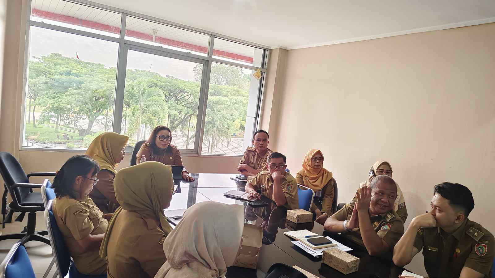 Biro Organisasi Laksanakan Rapat Persiapan Evaluasi Pada UPTD dan Cabang Dinas di Pemprov Kalteng