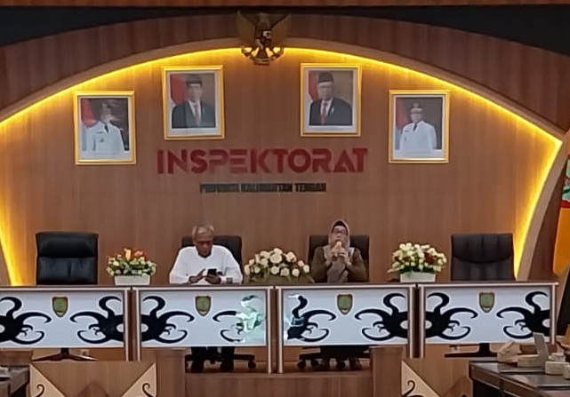 Inspektorat Daerah Prov. Kalteng Lakukan Pendampingan Penyusunan Risk Register