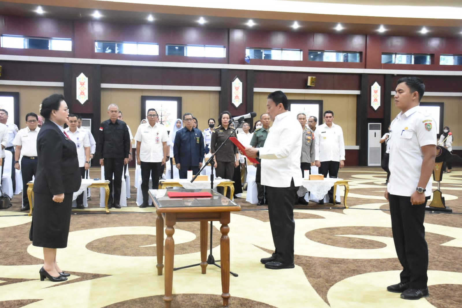 Wagub Kalteng Kukuhkan Kepala Perwakilan Badan Kependudukan dan Keluarga Berencana Nasional (BKKBN) Prov. Kalteng