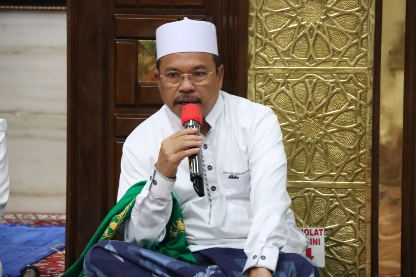 Gubernur Kalteng Sugianto Sabran Bersama Pejabat Pemprov Kalteng dan Pimpinan Ormas Islam Laksanakan Salat Subuh Berjamaah