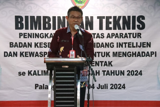 Plh. Sahli Gubernur Akhmad Husain Buka Secara Resmi Bimbingan Teknis