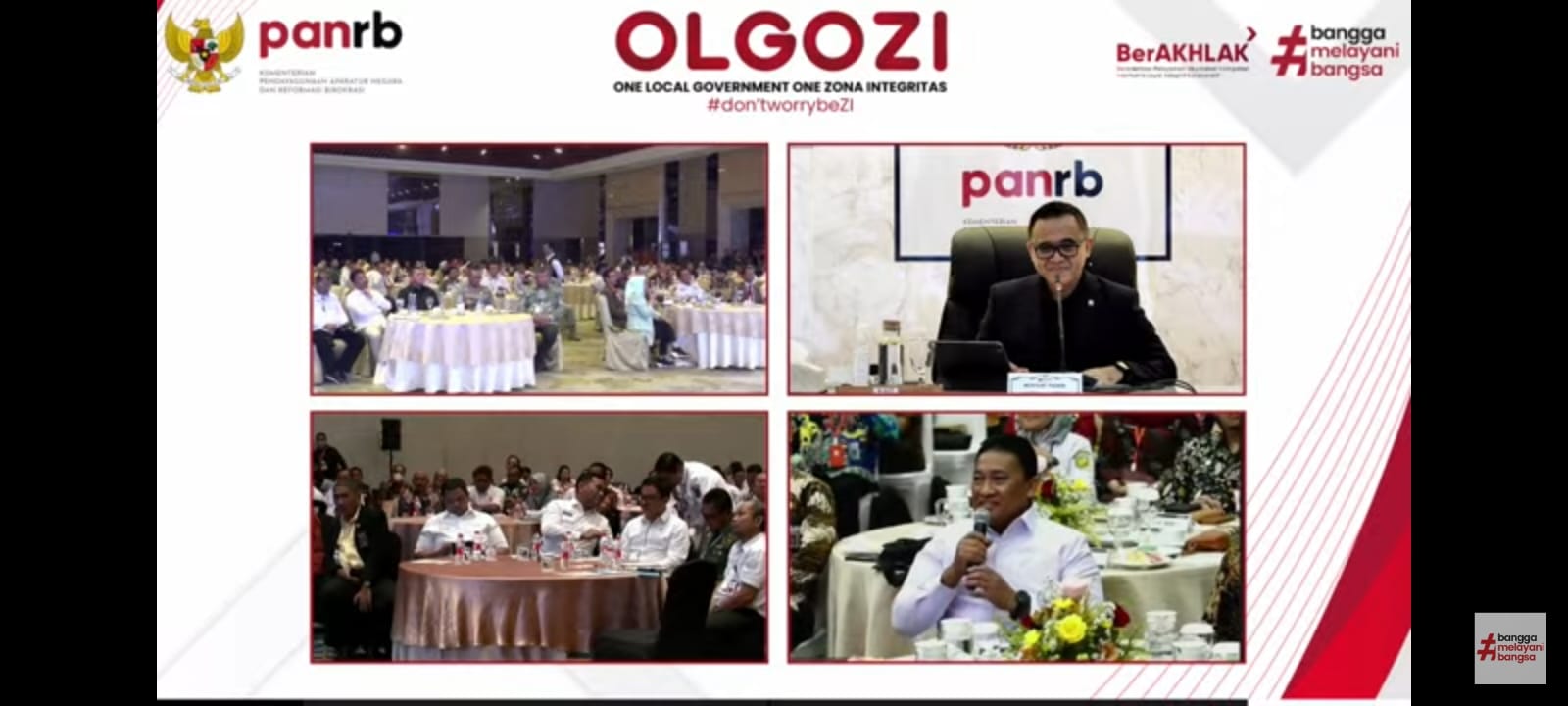 Wagub Kalteng Edy Pratowo Hadiri Secara Virtual Kegiatan One Local Government One Zona Integritas