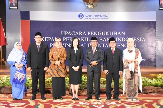 Plt. Sekda Prov. Kalteng M. Katma F. Dirun Hadiri Pengukuhan Kepala Perwakilan Bank Indonesia Prov. Kalteng