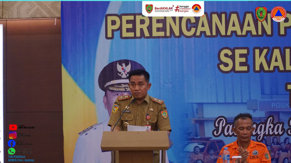 BPB-PK Prov. Kalteng Gelar Rakor Perencanaan Penanggulangan Bencana Daerah Se-Kalteng