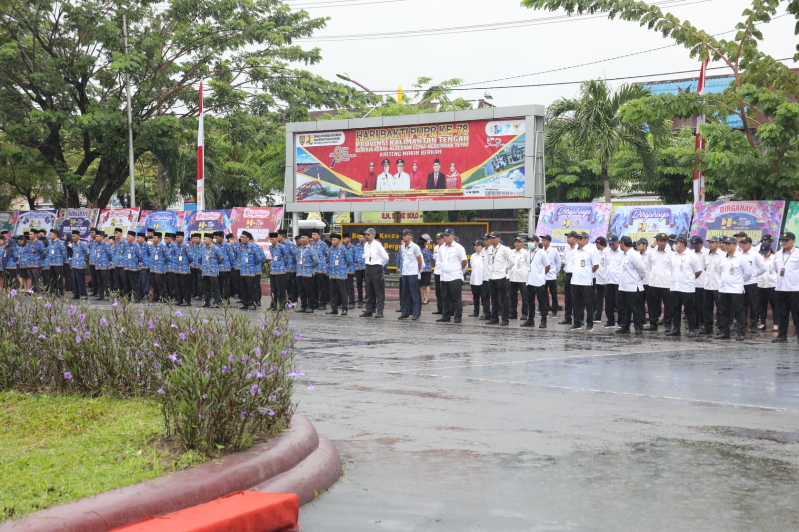 Dinas PUPR Provinsi Kalteng Gelar Upacara Peringatan Hari Bakti Pekerjaan Umum ke-78