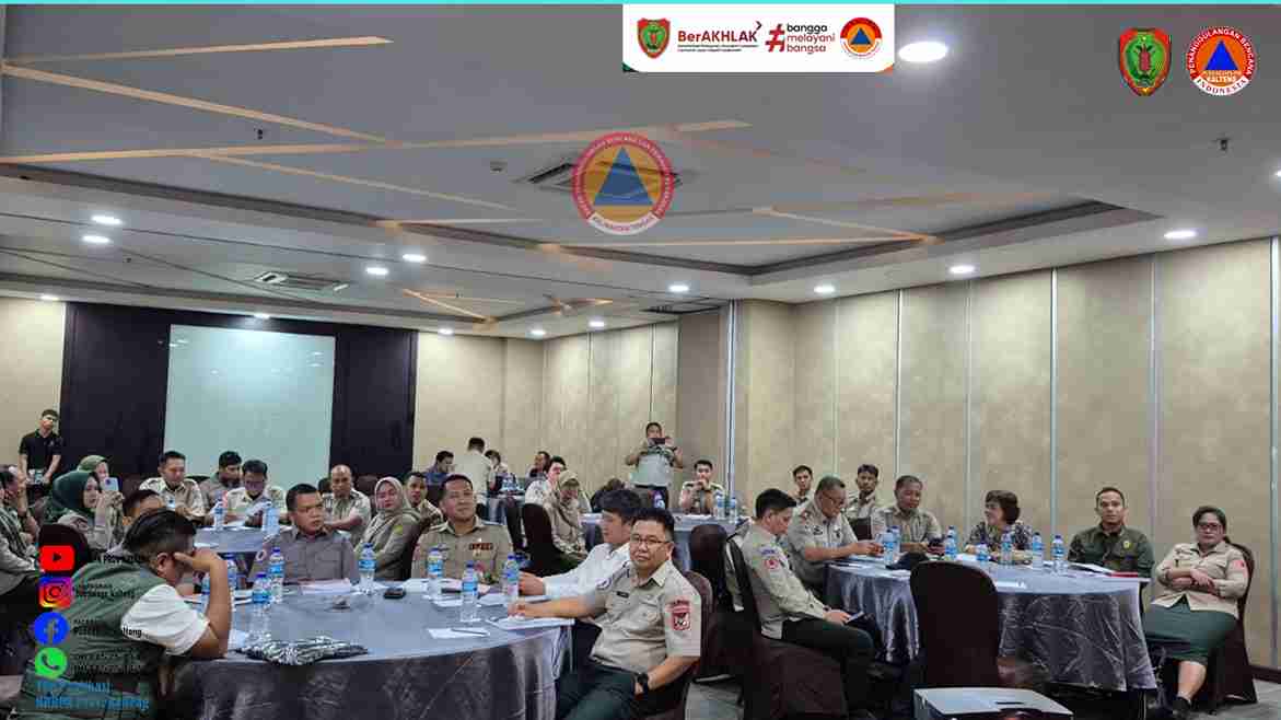 BPBPK Prov. Kalteng Ikuti Bimtek Tim Reaksi Cepat Logistik dan Peralatan Penanggulangan Bencana