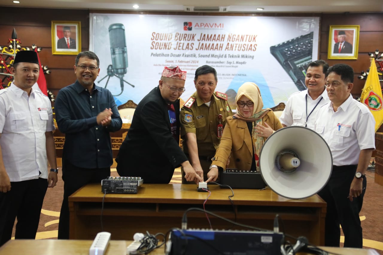 Sahli Suhaemi Buka Pelatihan Dasar Akustik Sound Masjid dan Teknik Miking