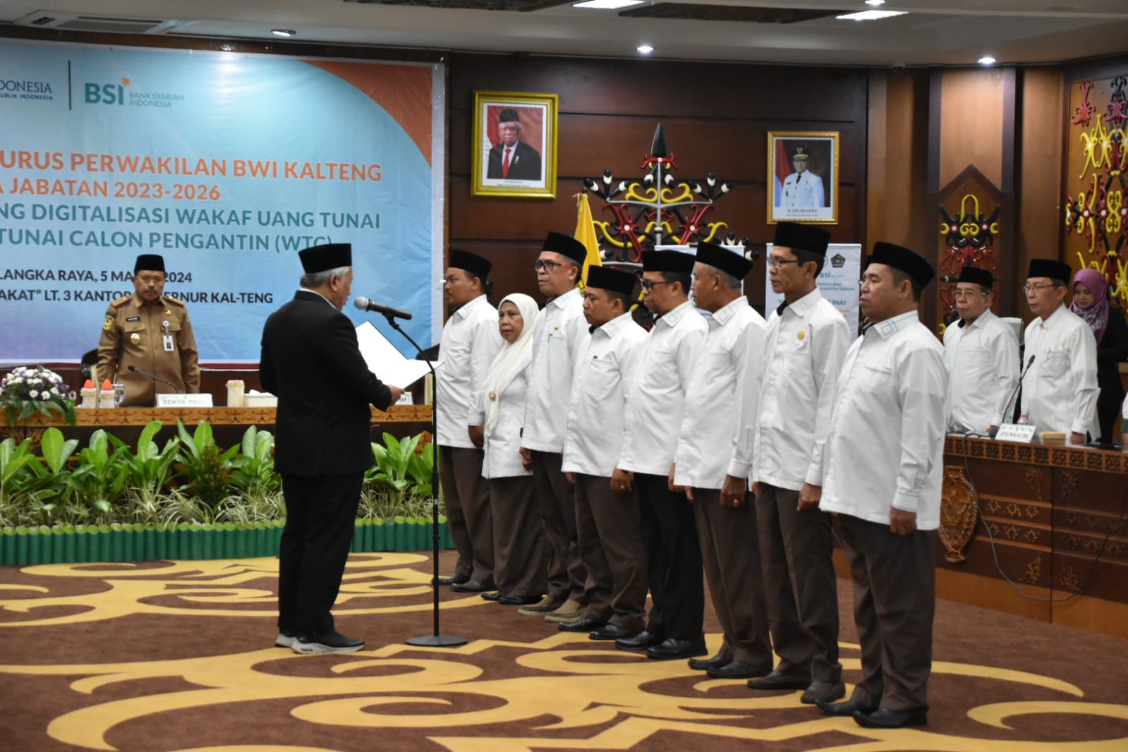 Sekda Nuryakin Secara Resmi Launching Wakaf Uang Tunai Tahun 2024