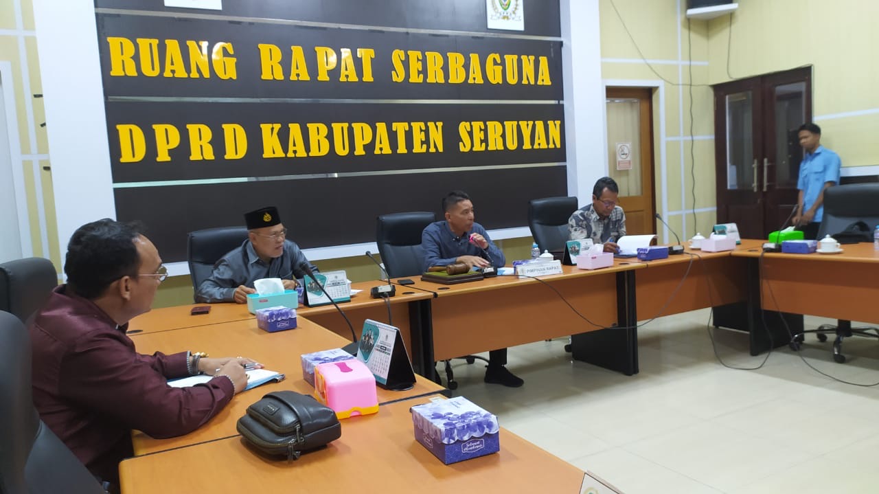 DPRD dan Pemkab Seruyan Tindak Lanjuti Hasil Fasilitasi Raperda Pilkades