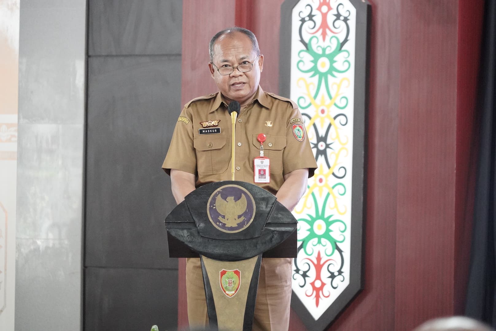 Plh Asisten Pemkesra Maskur Buka Rakor Pengembangan dan Pembinaan Kota / Kabupaten Tanggap Ancaman Narkotika