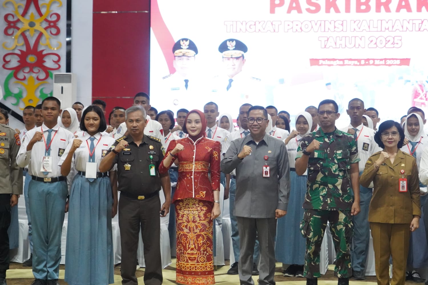Ketua TP-PKK Prov. Kalteng Aisyah Thisia Agustiar Sabran buka kegiatan Seleksi Calon PASKIBRAKA Kalteng
