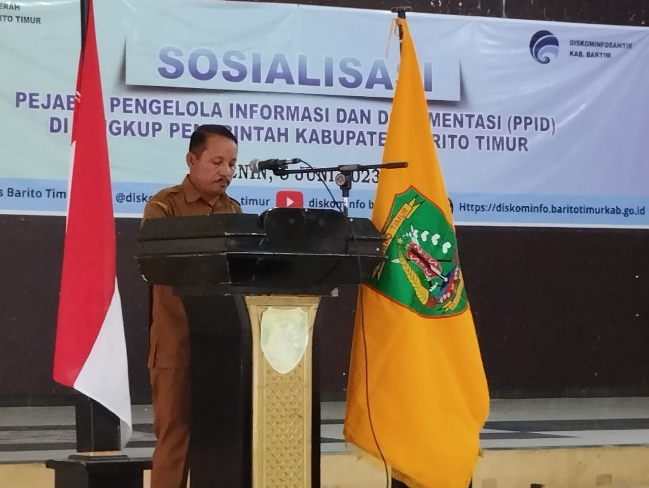 PPID Utama Prov. Kalteng Lakukan Pembinaan Pada PPID Pelaksana di Kabupaten Barito Timur