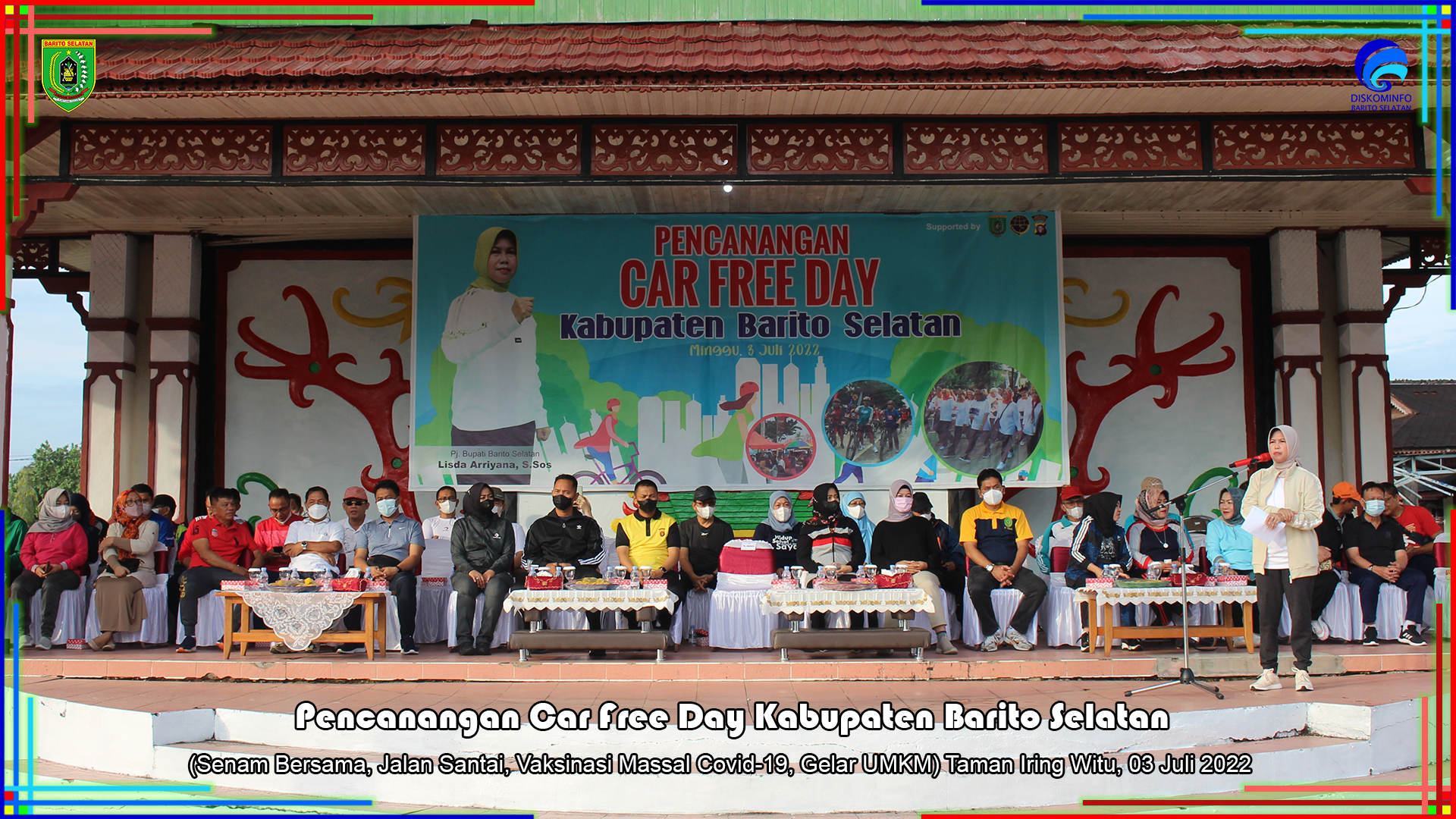 Pj. Bupati Barito Selatan Launching Secara Resmi Acara Car Free Day