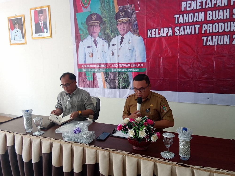 Rapat Penetapan Harga TBS Kelapa Sawit Periode Bulan Juni 2022