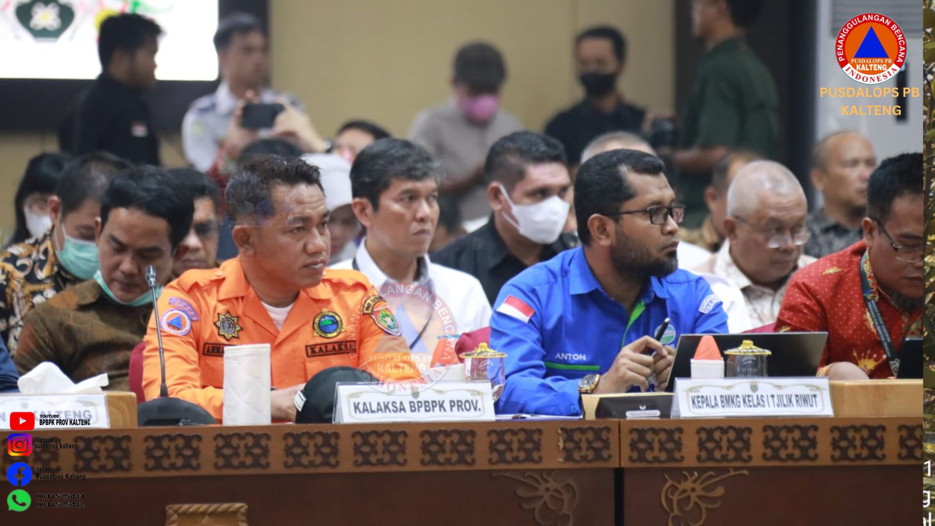 BPBPK Prov. Kalteng Ikuti Rakor Penanggulangan Karhutla