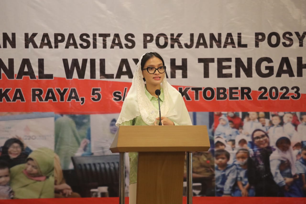 Ketua TP PKK Prov. Kalteng Ivo Sugianto Sabran Buka Acara Peningkatan Kapasitas Pokjanal Posyandu Per Regional