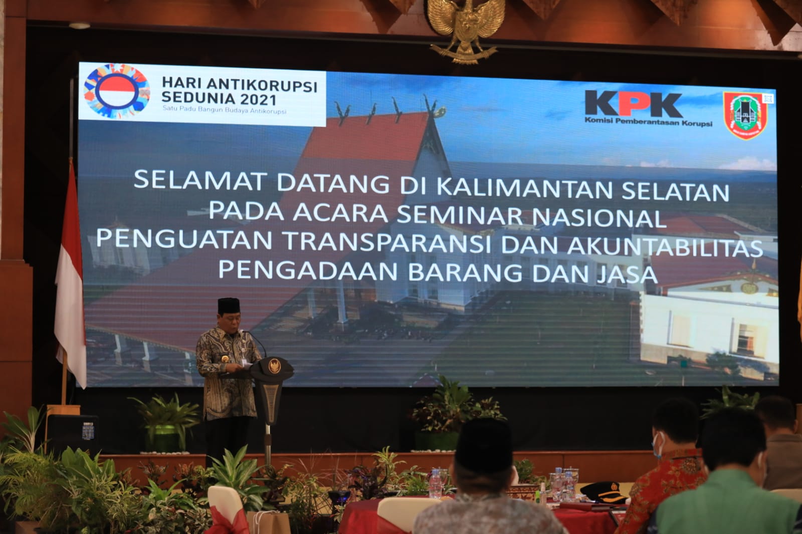 Seminar Nasional Penguatan Transparansi & Akuntabilitas Pengadaan Barang & Jasa Dihadiri Gubernur Kalteng