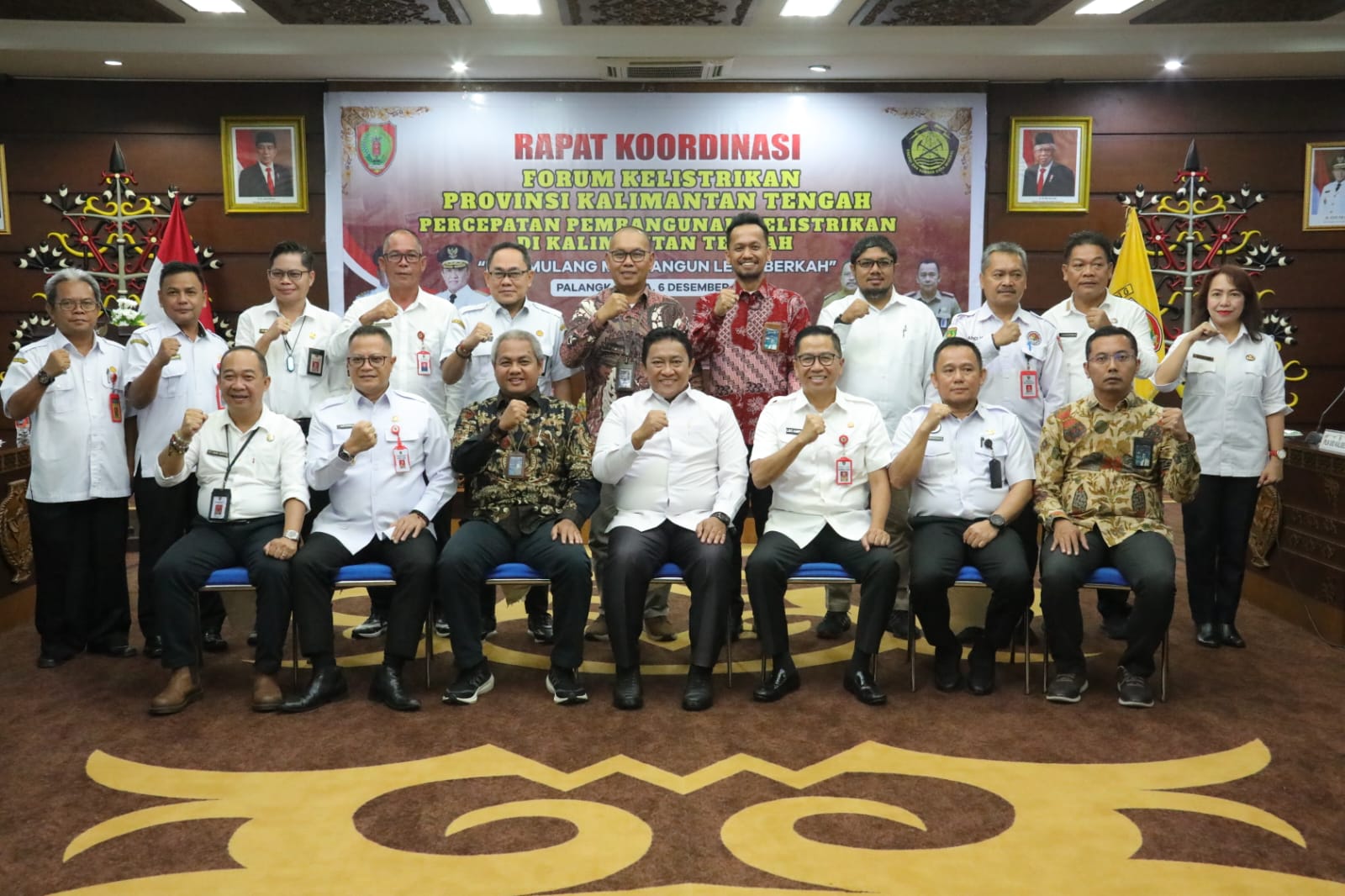 Wagub Kalteng Edy Pratowo Buka Rakor Forum Kelistrikan