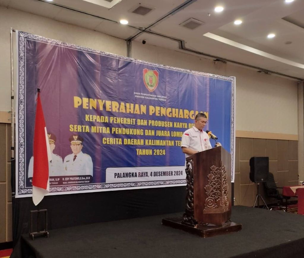 Dispursip Prov. Kalteng Gelar Penyerahan Penghargaan Kepada Penerbit dan Produsen Karya Rekam