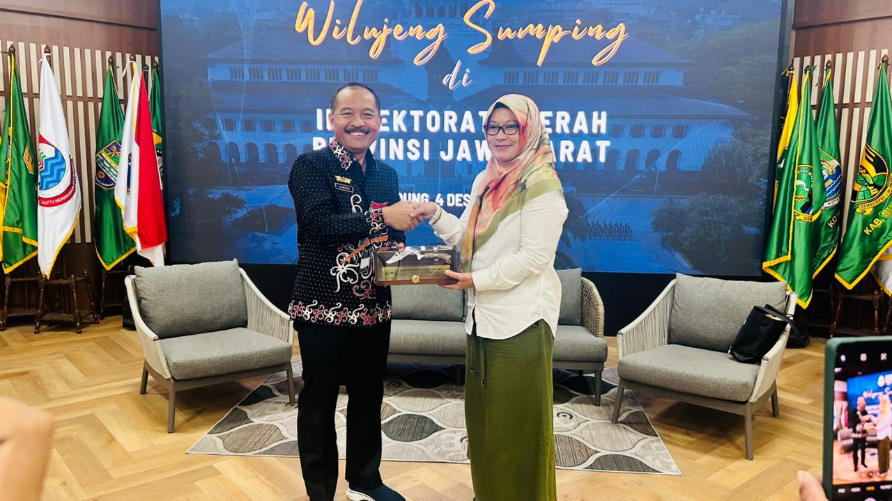 Inspektur Daerah Prov. Kalteng Pimpin Kaji Tiru Pelaksanaan RB dan Pembangunan ZI di Pemprov Jabar