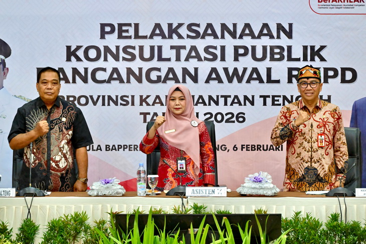 Bapperida Prov. Kalteng Gelar Konsultasi Publik Rancangan Awal RKPD Provinsi Kalteng