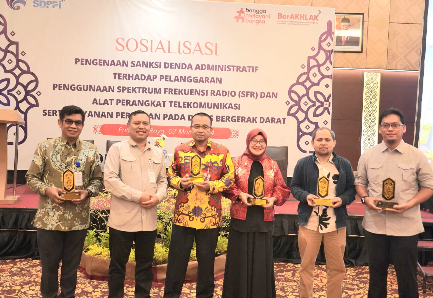 Asisten Adum Sri Suwanto : Sosialisasi Penting Untuk Memberikan Edukasi Kepada Masyarakat Terhadap Berbagai Peraturan Penggunaan SFR dan APT yang Tertib