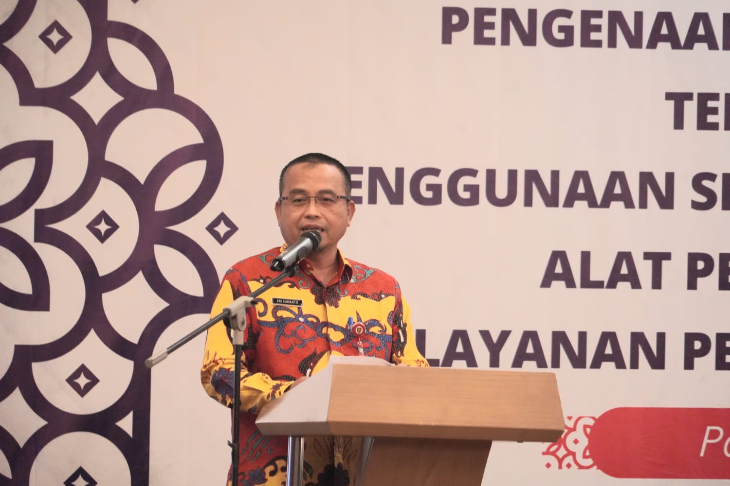 Asisten Adum Sri Suwanto : Sosialisasi Penting Untuk Memberikan Edukasi Kepada Masyarakat Terhadap Berbagai Peraturan Penggunaan SFR dan APT yang Tertib