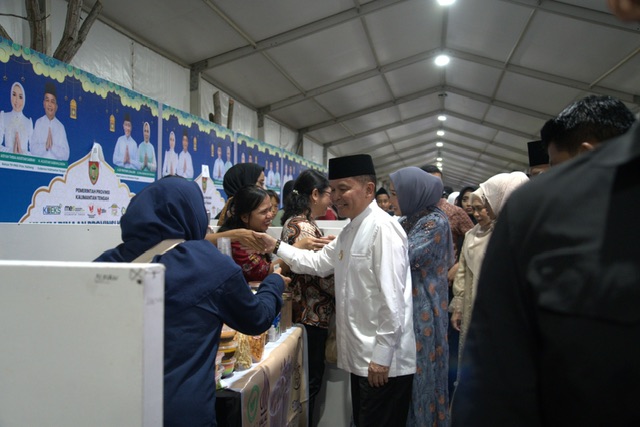 Gubernur Kalteng Agustiar Sabran dan Wagub Edy Pratowo Buka Secara Resmi National Halal Fair 2025