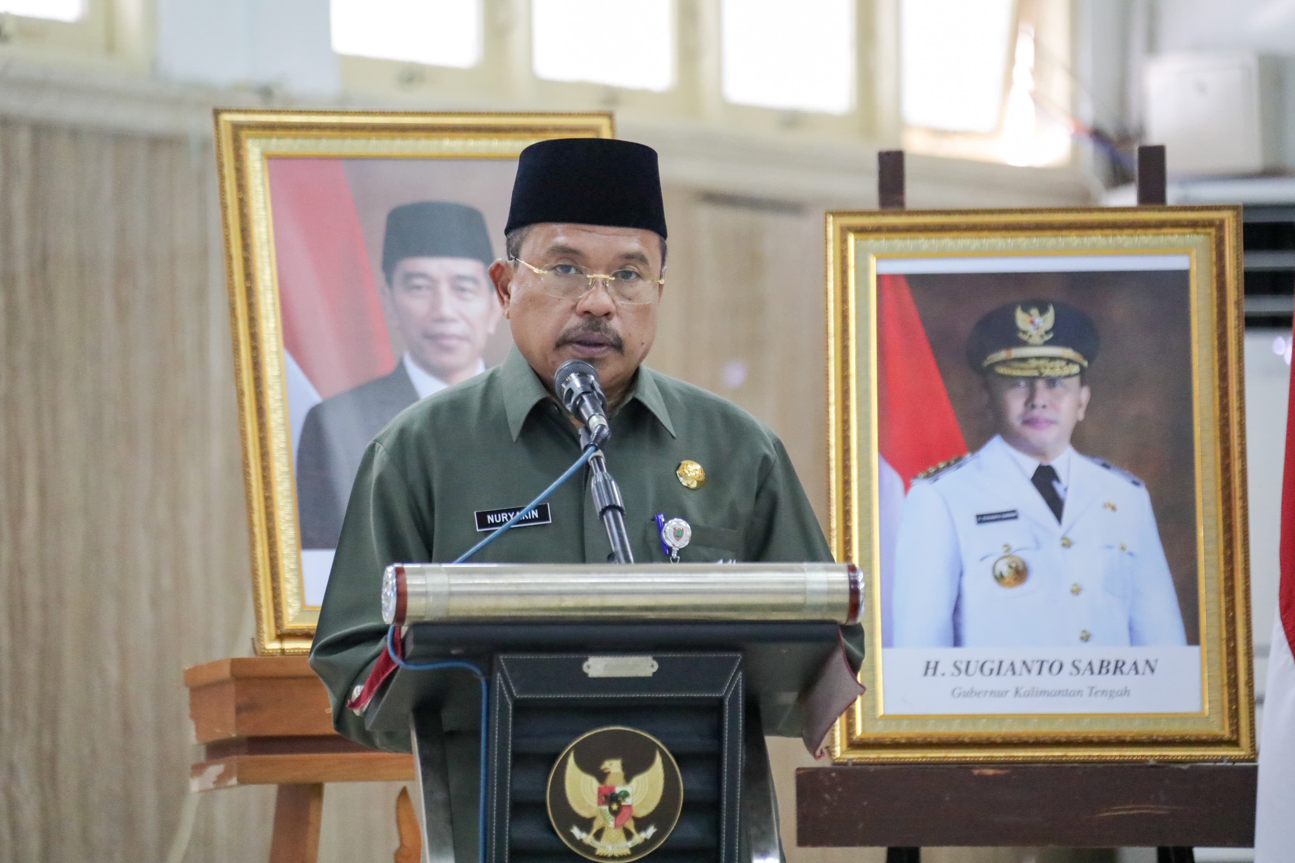 Sekda Nuryakin Buka Kegiatan Penilaian Kinerja Delapan Aksi Konvergensi Penurunan Stunting Provinsi Kalteng Sesi I