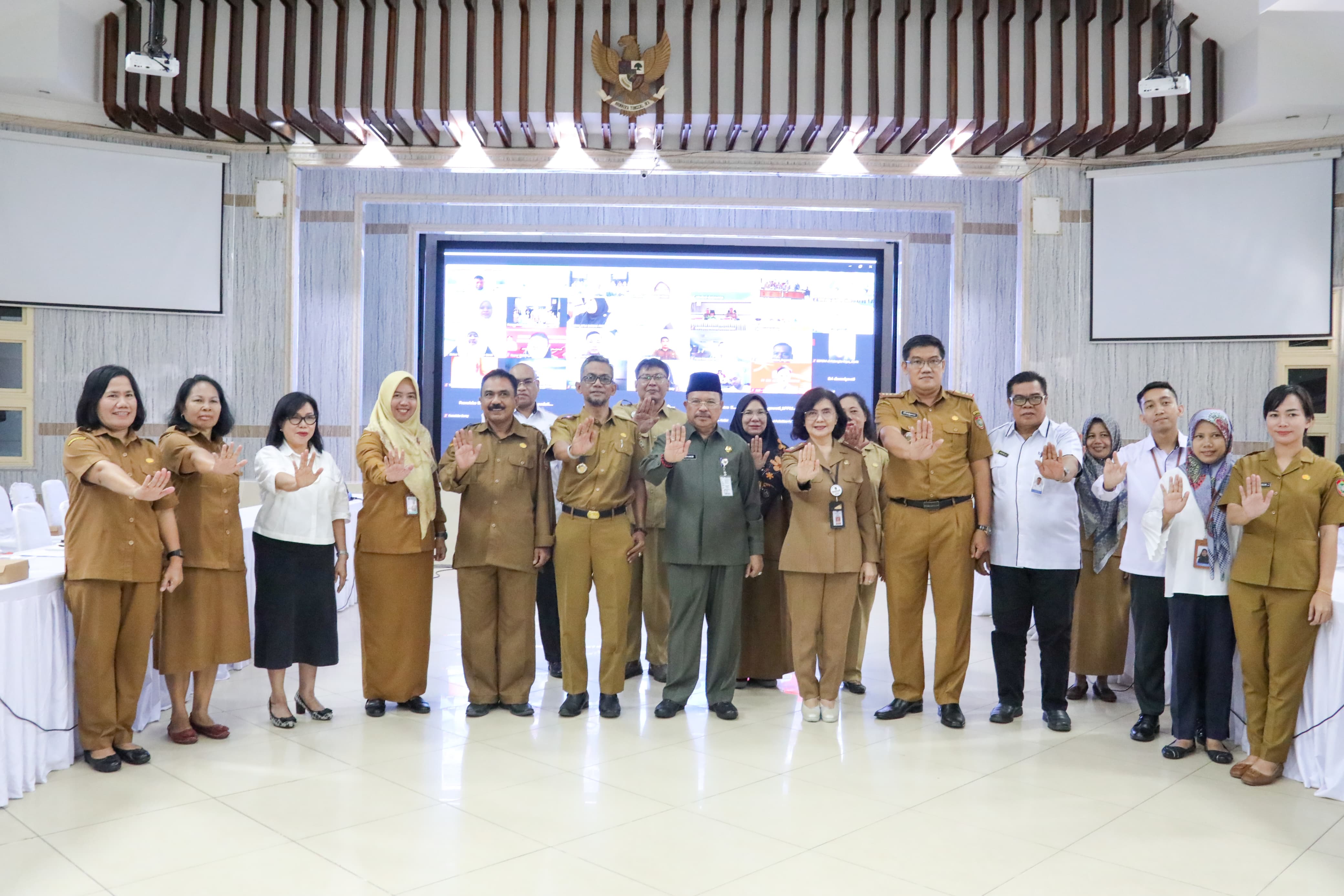 Sekda Nuryakin Buka Kegiatan Penilaian Kinerja Delapan Aksi Konvergensi Penurunan Stunting Provinsi Kalteng Sesi I