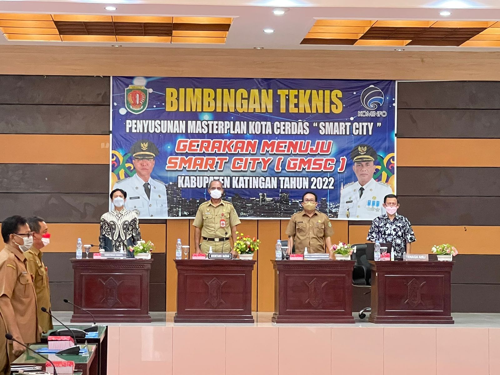 Diskominfosantik Prov. Kalteng Hadiri Kegiatan Bimtek Tahap I Penyusunan Masterplan Smart City