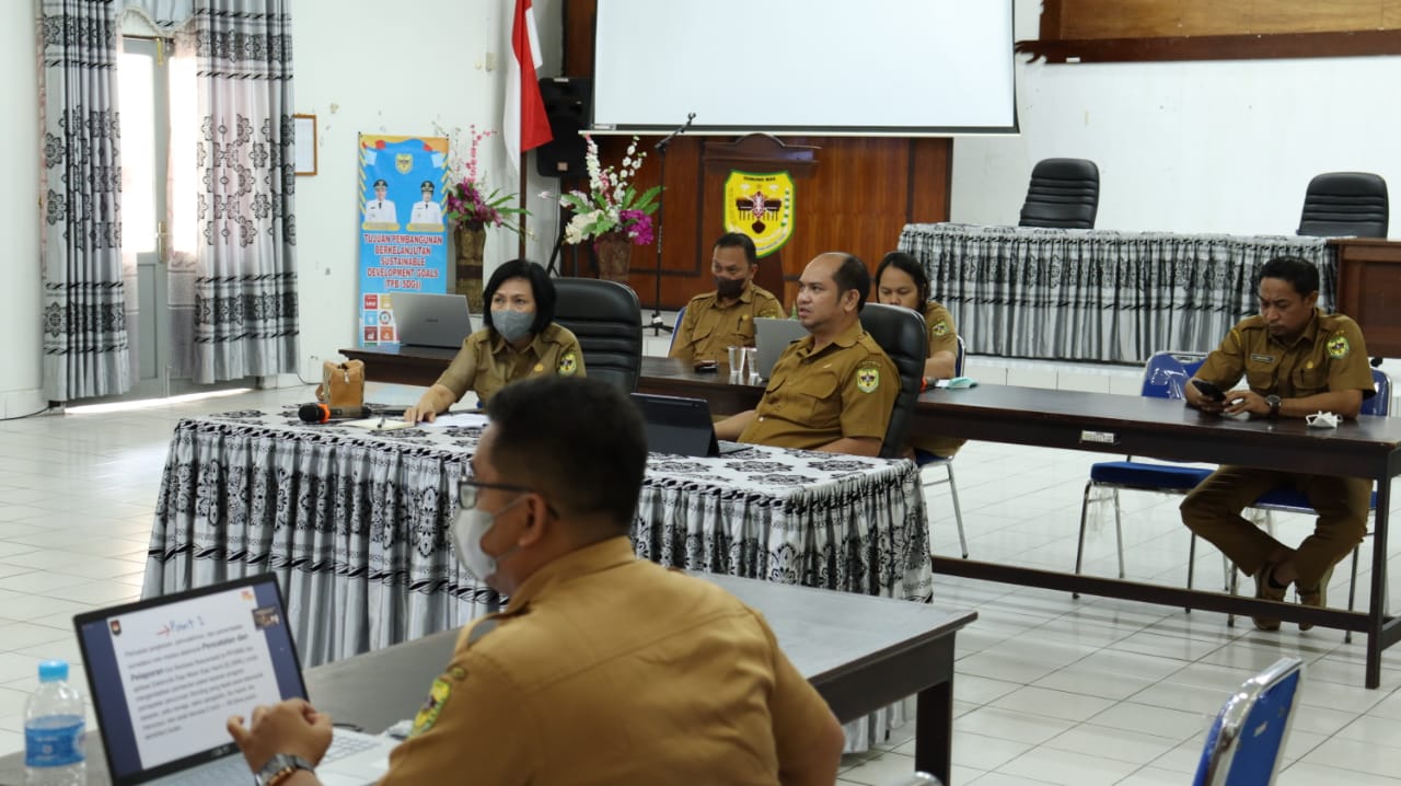 TPPS Kab. Gumas Ikuti Pertemuan Seluruh Koordinator Bidang TPPS Kabupaten/Kota se-Kalteng