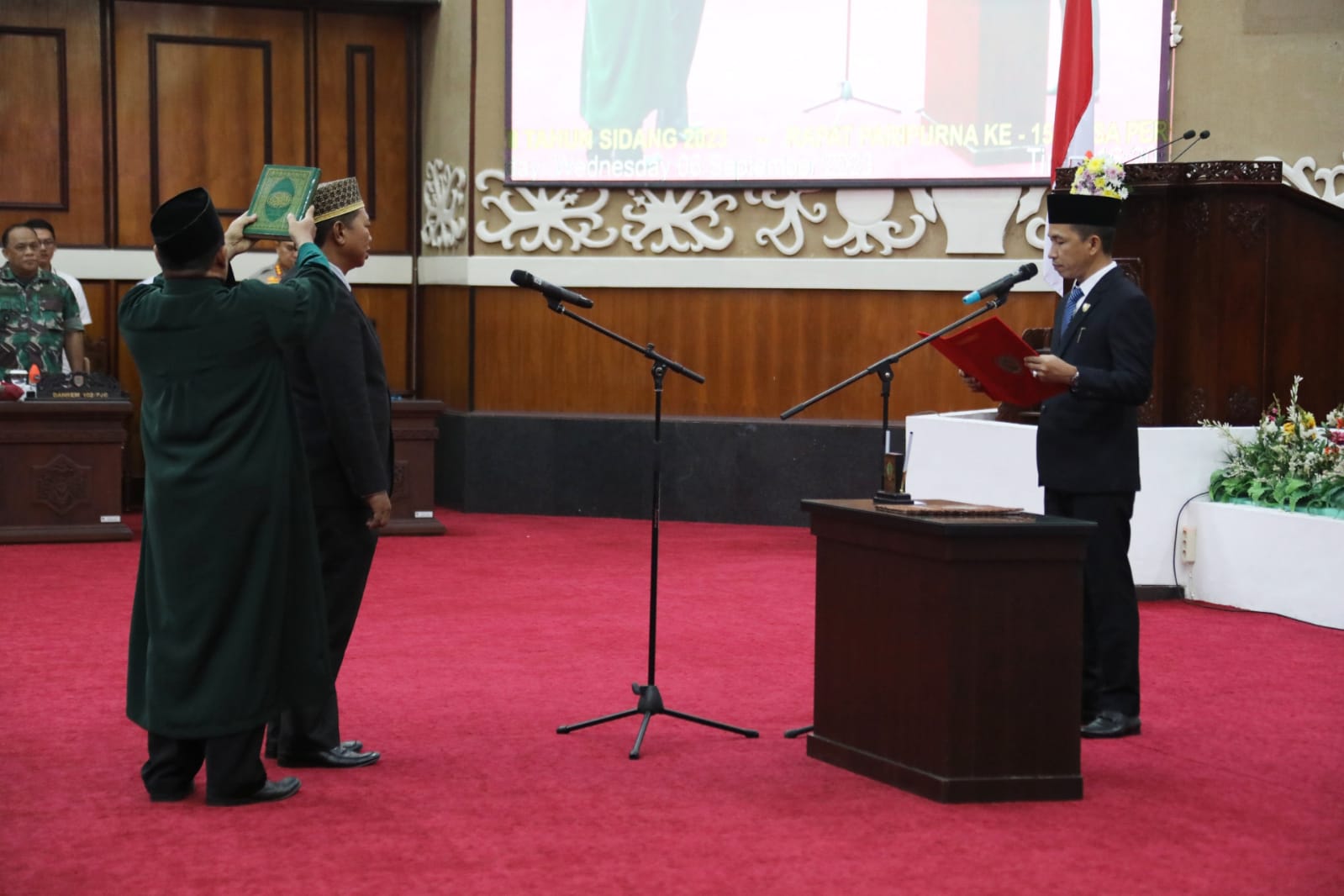 Wagub Kalteng Edy Pratowo Menghadiri Rapat Paripurna ke-15 Masa Persidangan II