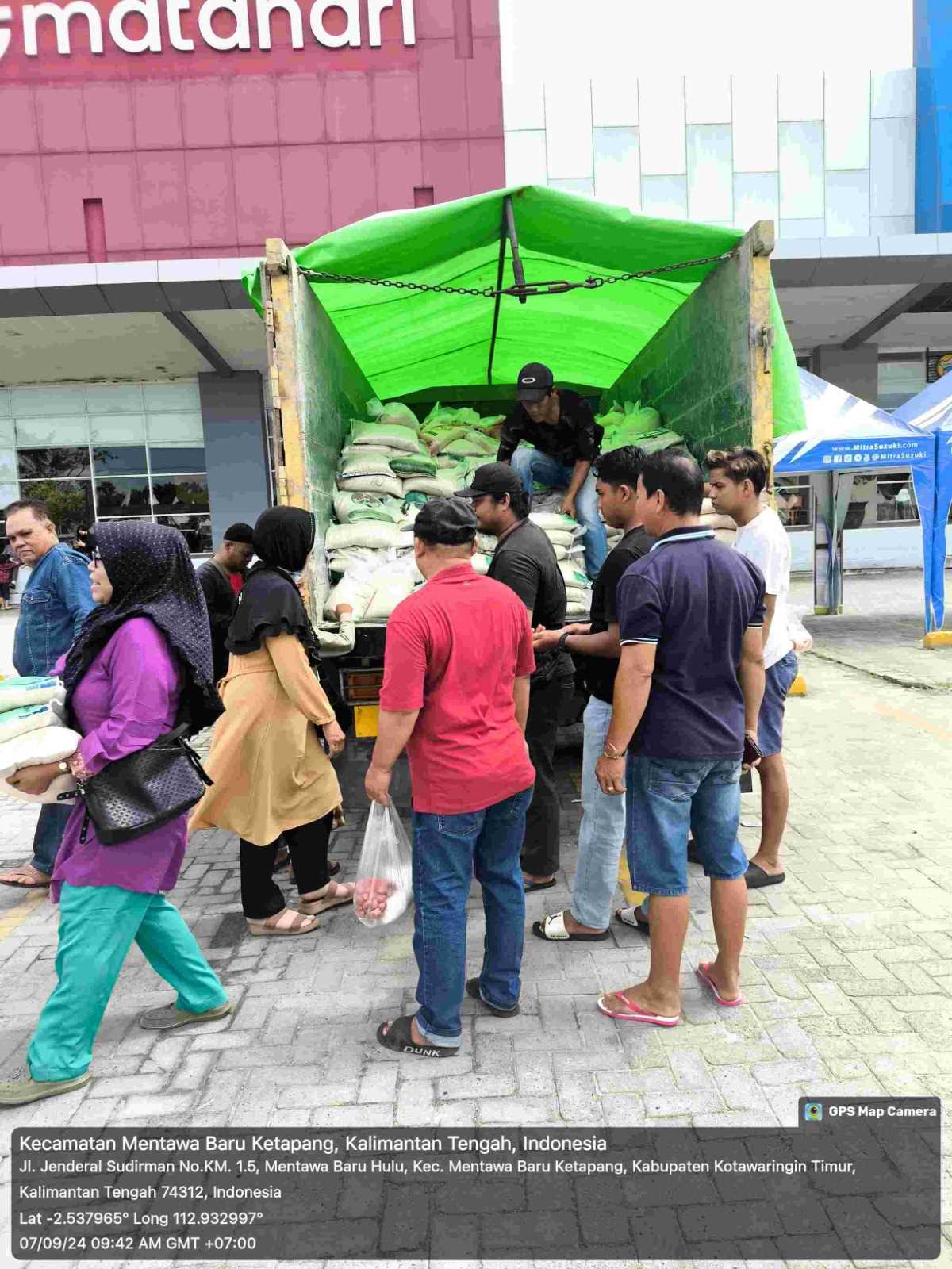 Dinas Hanpang Prov. Kalteng Gelar GPM di Halaman City Mall