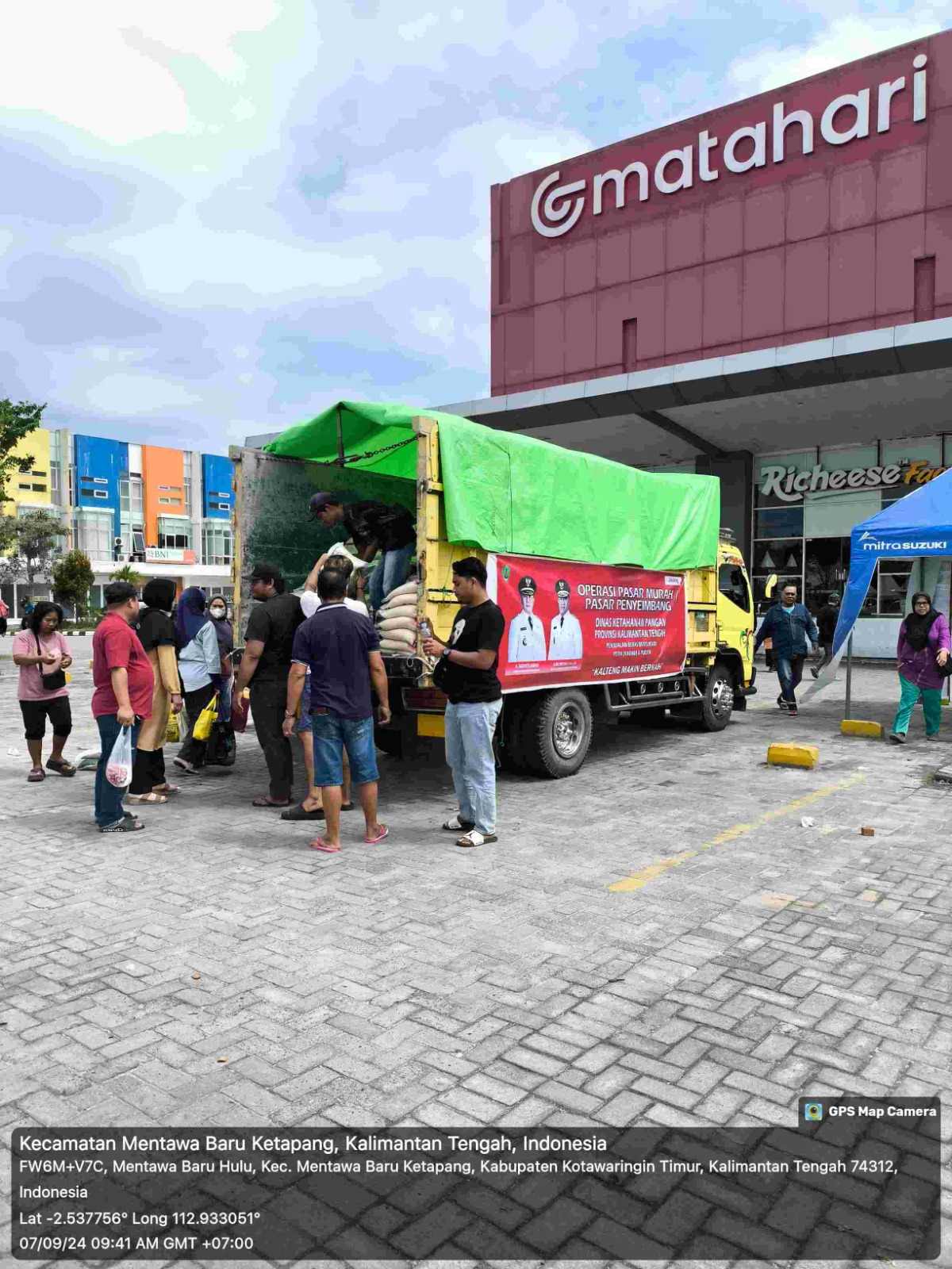 Dinas Hanpang Prov. Kalteng Gelar GPM di Halaman City Mall